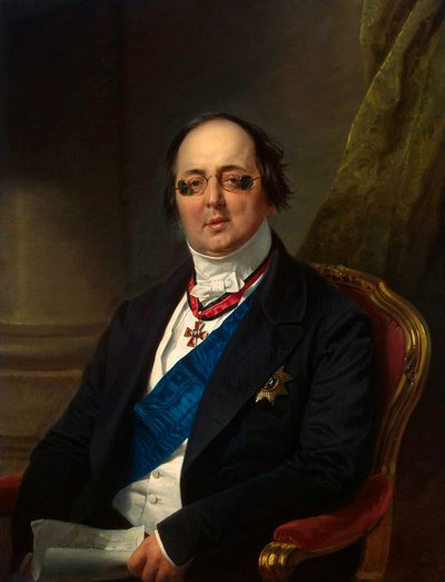 „Portrét hraběte Alexandra Kusheleva-Bezborodka“, 1851-1852. od Franz Kruguer