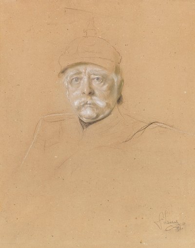 Porträt von Otto von Bismarck 1815-1898, 1894 von Franz von Lenbach