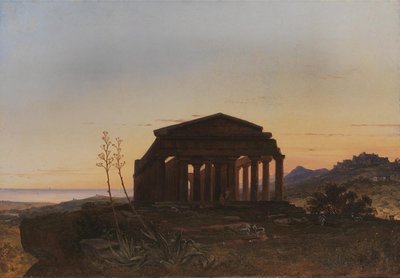 Chrám Concordia od Girgentiho od Franz Ludwig Catel