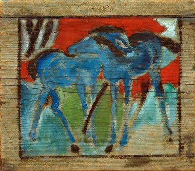 Modrá hříbata od Franz Marc