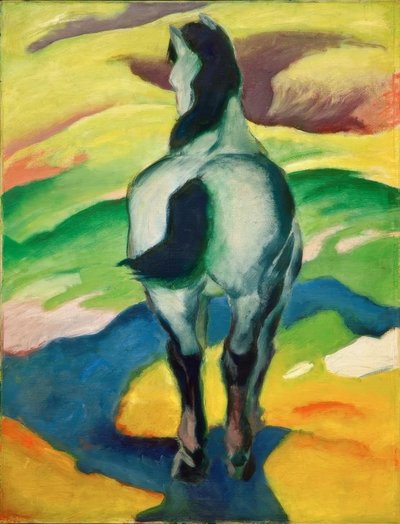 Modrý kůň II od Franz Marc