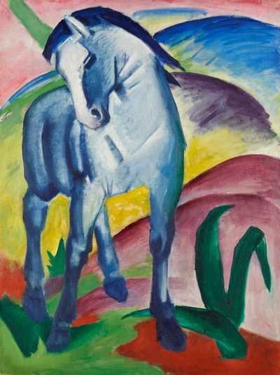Modrý kůň I od Franz Marc