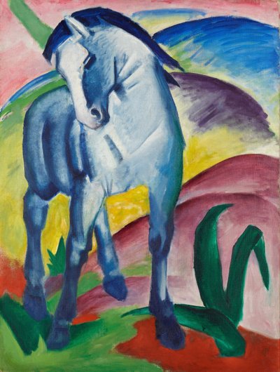 Modrý kůň I od Franz Marc
