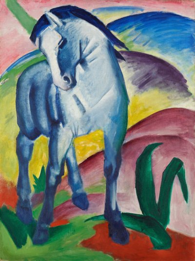 Modrý kůň I od Franz Marc
