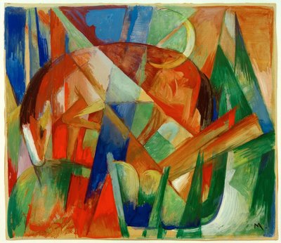 Fabletier II (Pferd) od Franz Marc