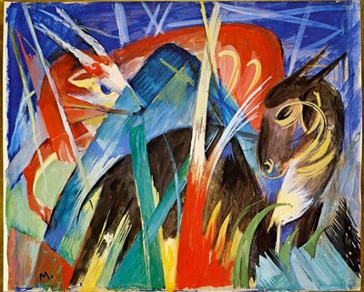 Pohádková zvířata od Franz Marc