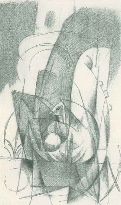 Franz Marc - Skicák z terénu - List 15 od Franz Marc