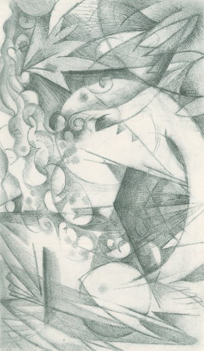 Franz Marc - Skicák z terénu - List 18 od Franz Marc