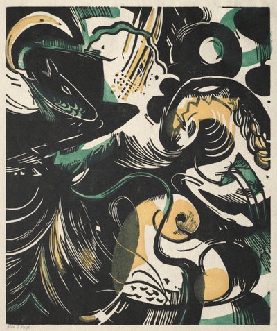 Genesis II od Franz Marc