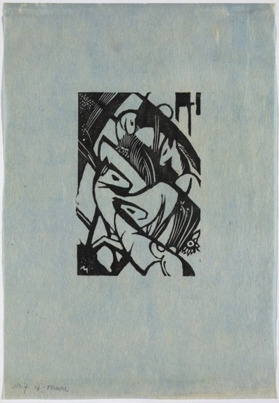 Německy: Skokové koně od Franz Marc