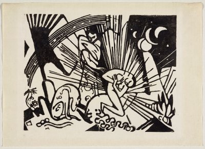 Německy: Versöhnung Smíření od Franz Marc