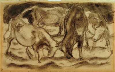 Bojové krávy od Franz Marc