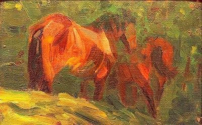 Studie malého koně od Franz Marc