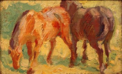 Obrázek malého koně od Franz Marc