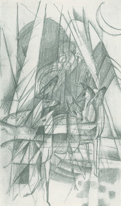 Rotwild od Franz Marc
