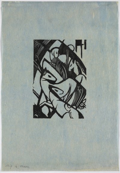 Skákající koně od Franz Marc