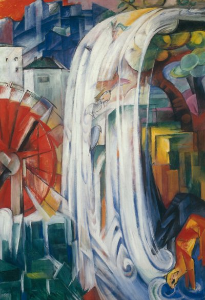 Okouzlený mlýn od Franz Marc