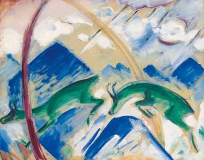 Kamzík, 1911. od Franz Marc