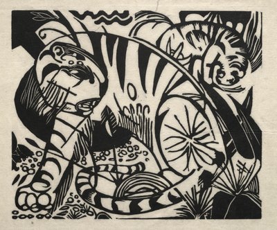 Tygr od Franz Marc