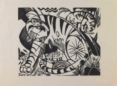 Tygr od Franz Marc
