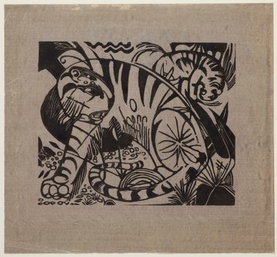 Tygr od Franz Marc