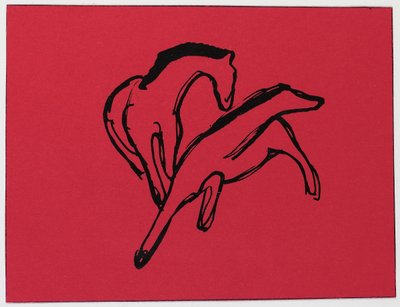 Dva koně od Franz Marc