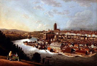 Pohled na Bern shora od Franz Schmidt