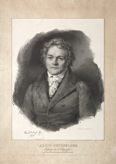 Aloys Senefelder od Franz Seraph Hanfstaengl