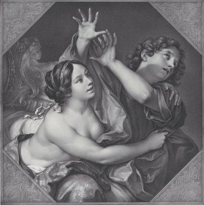 Manželka Josefa a Potifara, 1837. od Franz Seraph Hanfstaengl