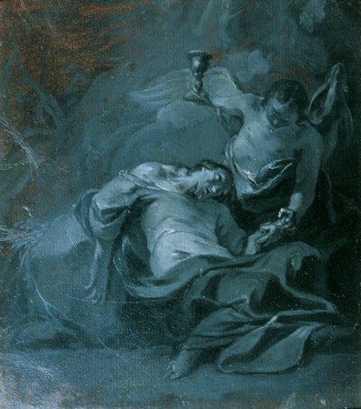 Kristus na hoře Olivetské (I) od Franz Sigrist d. Ä.