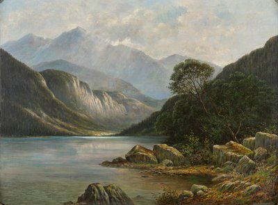 Badersee s Wettersteinem od Franz Stephan Paschinger