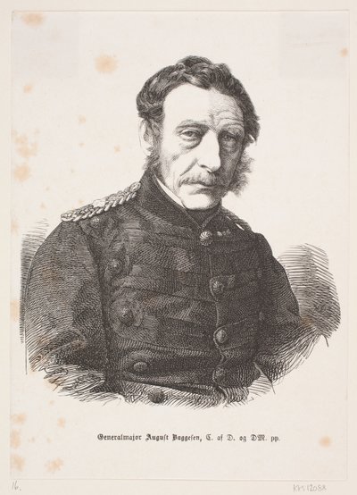 Generálmajor August Baggesen od Franz Wilhelm Obermann