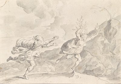 Proměna Dafné ve vavřínový strom od Franz Xaver Wagenschon