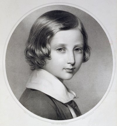 Albert, princ z Walesu (1841-1910), originál ryl Thomas Fairland, vydal M. und N. Hanhart, 1852 (litografie) od Franz Xaver Winterhalter