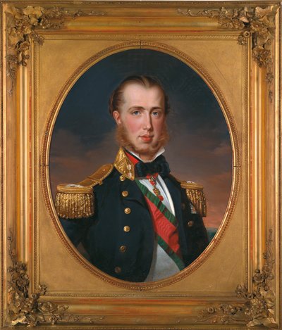 Arcivévoda Ferdinand Maxmilián Rakouský Maxmilián I. Mexický od Franz Xaver Winterhalter