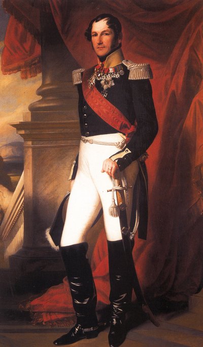 Nizozemština: Portrét krále Leopolda I. v uniformě Portrét krále Leopolda I. v uniformě od Franz Xaver Winterhalter