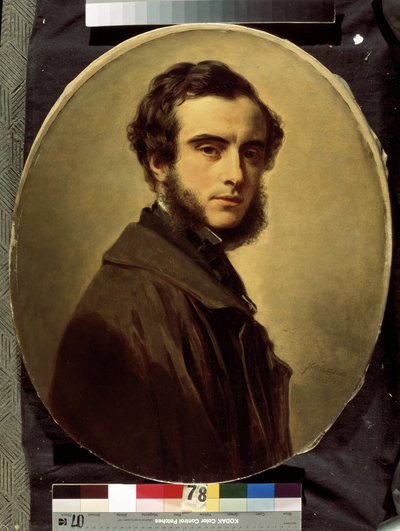 Portrét hraběte Pavla Petroviče Šuvalova (1830-1908) (Portrét hraběte Pavla P.Šuvalova). Obraz Franze Xaviera Winterhaltera (1805-1873). Olej na plátně, 65 x 55 cm od Franz Xaver Winterhalter