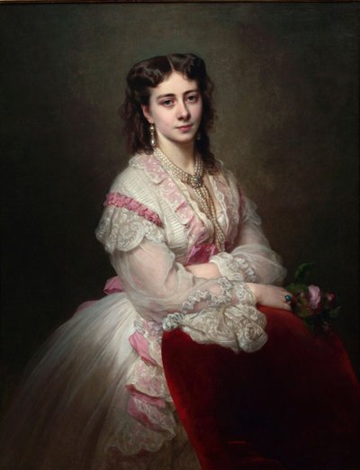 Portrét hraběnky Marie Branické 1843-1918, geb. Princezna Sapieha, 1865 od Franz Xaver Winterhalter