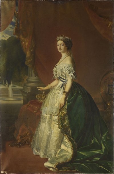 Portrét Eugénie de Montijo 1826-1920, francouzské císařovny, 1853 od Franz Xaver Winterhalter