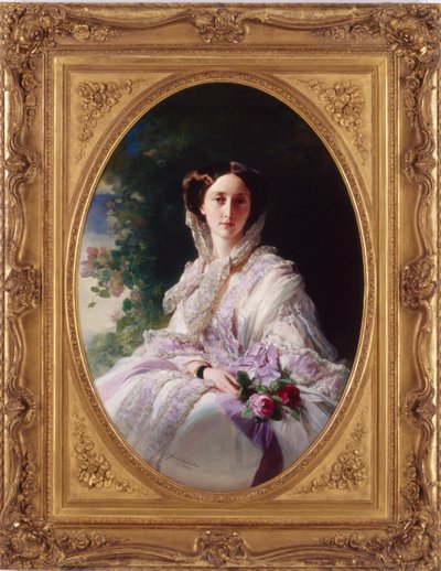 Portrét velkovévodkyně Olgy Nikolajevny z Ruska 1822-1892, královny Württemberska, 1856 od Franz Xaver Winterhalter