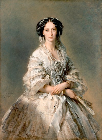 Portrét Marie Alexandrovny, 1857 od Franz Xaver Winterhalter