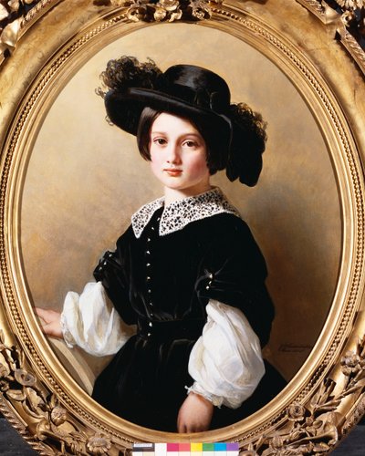 Portrét mladé dívky, 1850 od Franz Xaver Winterhalter