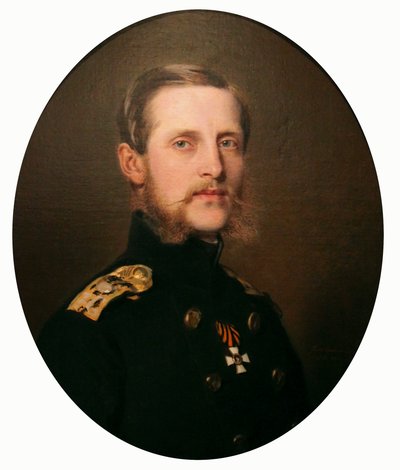 „Portrét velkovévody Konstantina Nikolajeviče“, 1859 od Franz Xaver Winterhalter