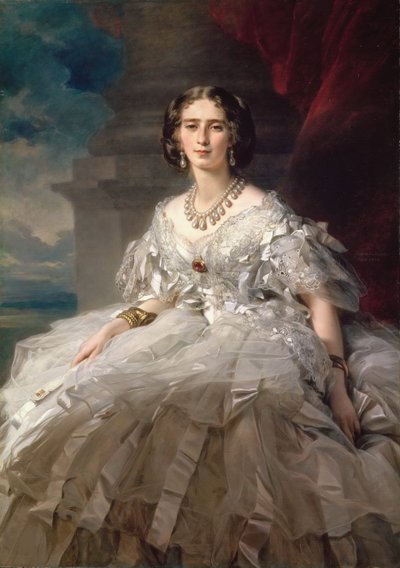 Princesse Tatiana Youssoupov (Ioussoupov, Youssoupoff) - Portrét princezny Tatiany Yusupové (1828-1879), Winterhalter, Franz Xavier (1805-1873). Olej na plátně, c. 1858. Rozměr : 148x104 cm. Státní Ermitáž, Petrohrad od Franz Xaver Winterhalter