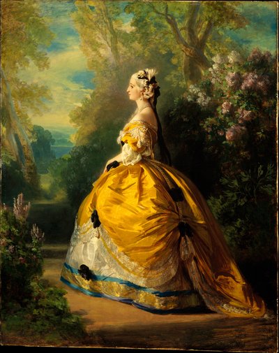 Císařovna Evženie (Eugénie de Montijo, 1826-1920, Condesa de Teba) od Franz Xaver Winterhalter