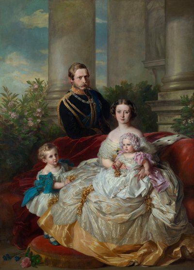Rodina korunního prince a korunní princezny Fridricha Viléma Pruského od Franz Xaver Winterhalter
