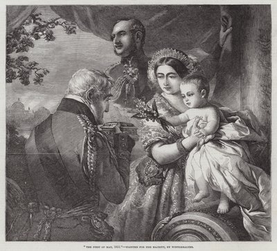 První máj 1851, maloval pro Její Veličenstvo od Franz Xaver Winterhalter
