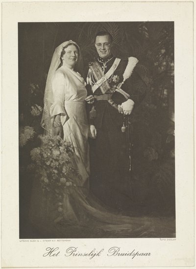 Portrét Juliany, královny Nizozemska, a Bernharda van Lippe-Biesterfelda od Franz Ziegler