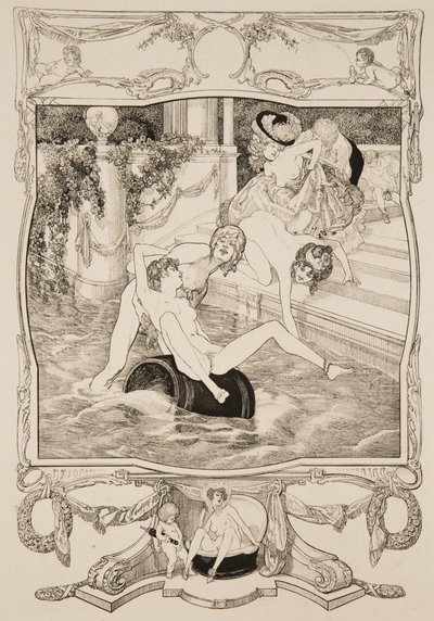 Sbírka galantních a erotických fantazií. od Franz von Bayros