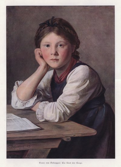 Dítě hor od Franz von Defregger